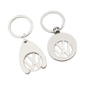 Custom Manufacture Logo Metall Rotatable Keychain